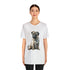 Loving Pug in Watercolor - Short Sleeve Tee